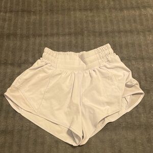 Periwinkle low rise Lululemon hotty hot shorts 2.5 inch